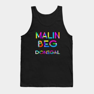 Colorful Malin Beg at Silver Strand Donegal Ireland Tank Top